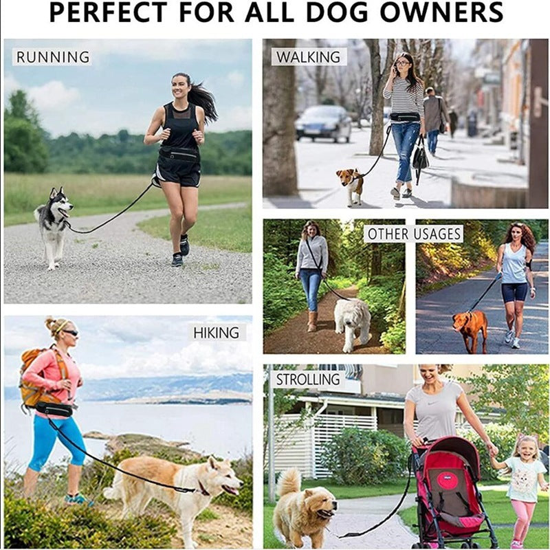 Jog With Your Dog - Fabulously Comfortable Hand Free Dog Leash