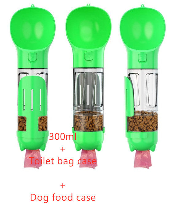 3 in 1 Water Bottle, Feeder And Garbage Bag