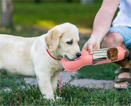 3 in 1 Water Bottle, Feeder And Garbage Bag